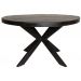 Mangohout eettafel zwart