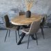 Ovale eettafel mangohout 160 - 240 cm