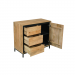 Dressoir mangohout 100 cm mangohout indeling