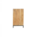 Dressoir mangohout 100 cm mangohout zijaanzicht