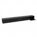 Zwevend tv-meubel Vision Black 280 cm deur open
