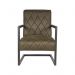 Fauteuil industrieel groen