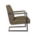 Fauteuil industrieel army groen