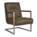 Industriele relaxfauteuil legergroen