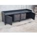 Industrieel tv meubel mat zwart mangohout