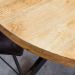 Mangohout ronde eettafel
