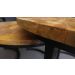 Salontafel set van 3 massief hout