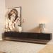 Zwevend tv meubel Vision Black 280 cm
