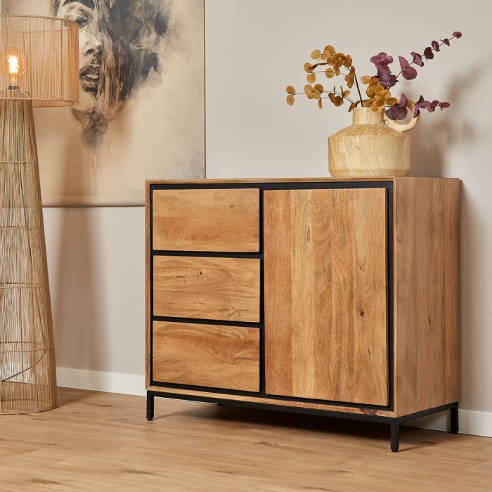 Dressoir mangohout 100 cm