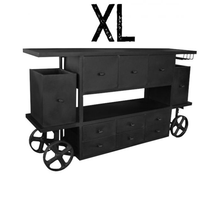 Industrieel dressoir metaal