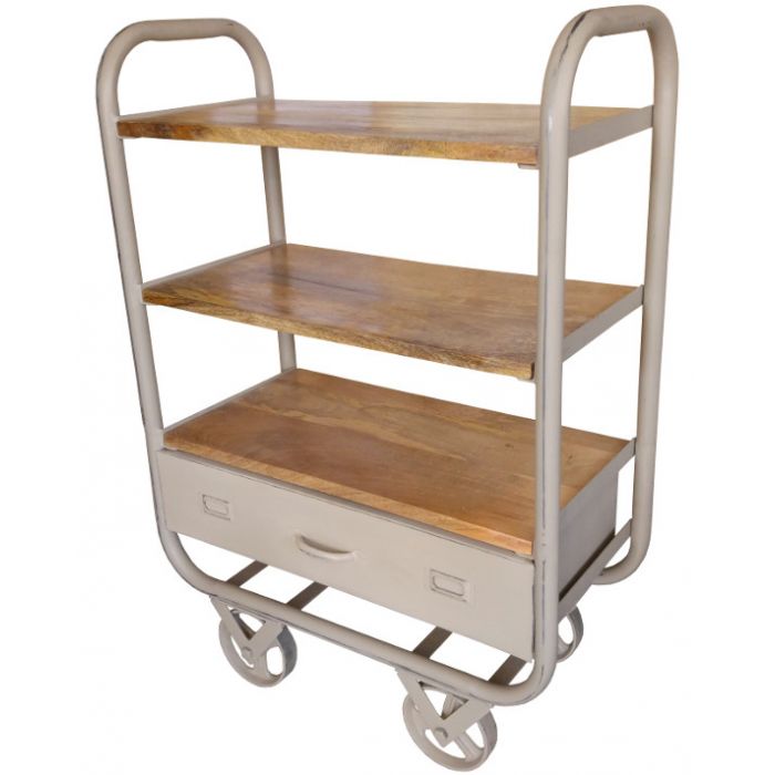 Trolley industrieel taupe